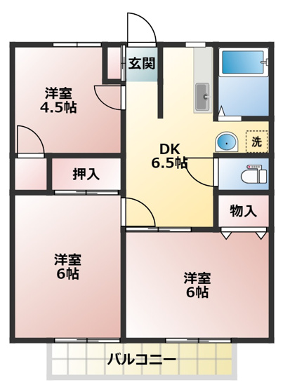 【間取り】 | ウイングコート