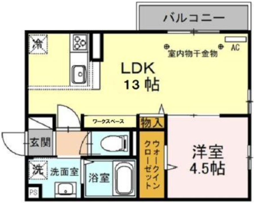 むさし野スクエアの間取り