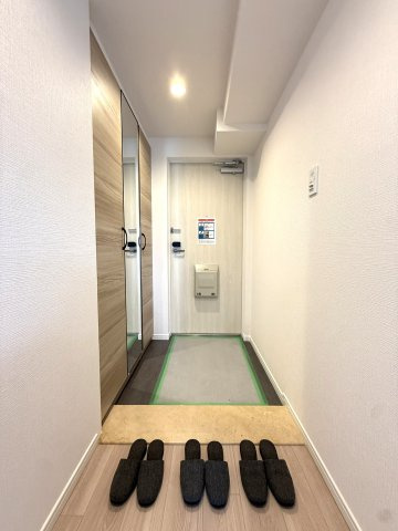 発寒パークマンションの玄関