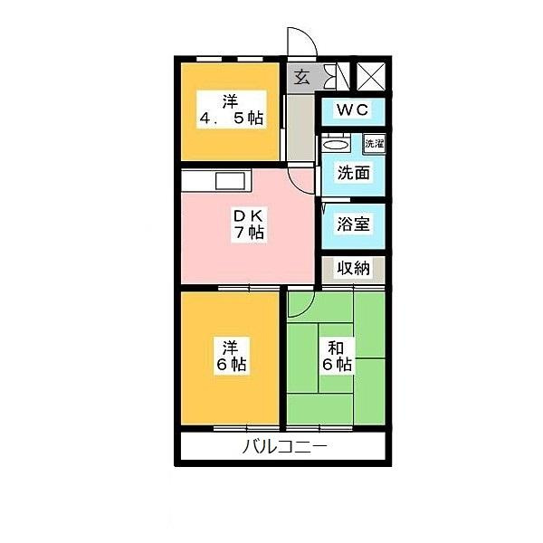 ウエストエンドBの間取り