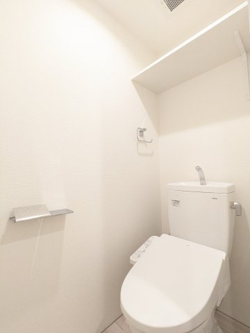 フラッフィー市谷台町のトイレ|落ち着いたトイレです