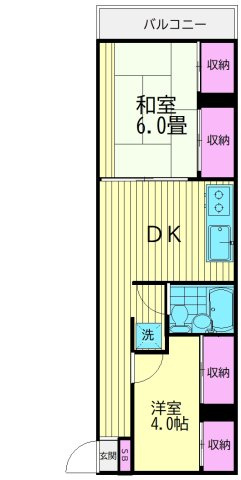 三恵ハウスBの間取り