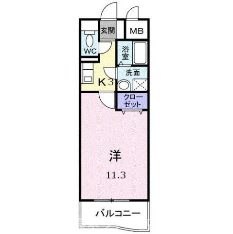 【間取り】 | グランディールＦ