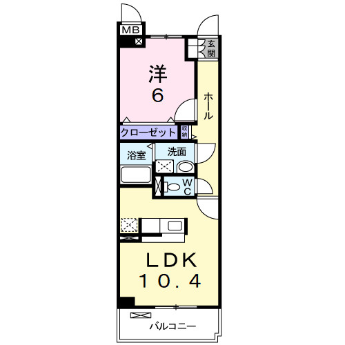 【間取り】 | ルクソール新正Ⅱ