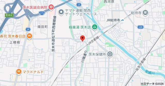メゾンアエロスタの地図