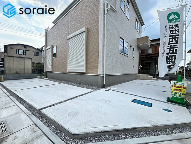 狭山市水野36期　新築戸建　グラファーレの駐車場|2026.8.20撮影