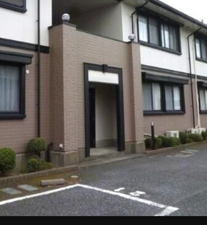 パークハイムＡ棟のエントランス