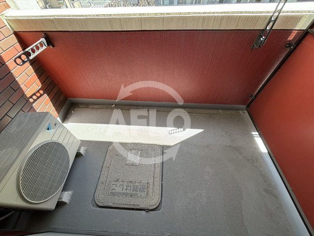 兎我野町聚楽マンションのバルコニー|兎我野町聚楽マンション　バルコニー