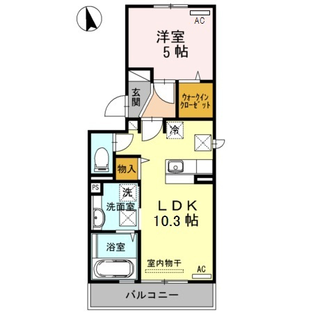 【間取り】 | エスポワール中村