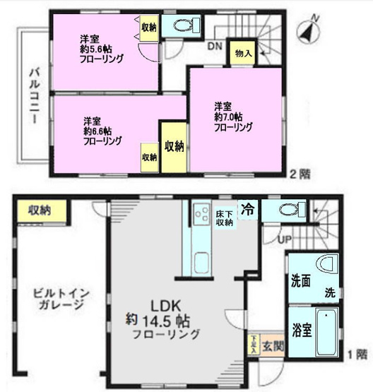 【間取り】 | FOUR SEASOMS　J棟
