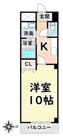 【間取り】 | 本州ビルⅡ【名古屋市賃貸・エレベーター】