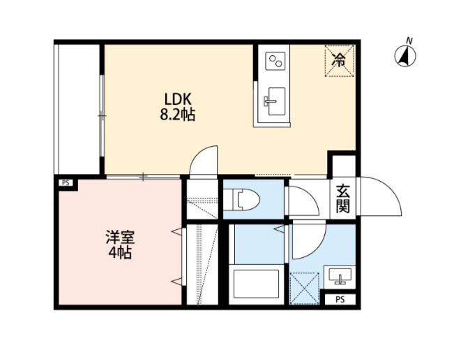 つばめハウス市川の間取り