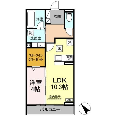ノヴァーリス恵　　刈谷市近郊の賃貸はクラスホーム刈谷店の間取り