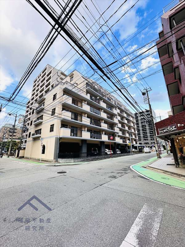 南薬院パークマンションの外観|総戸数62戸と中規模マンションで管理状態もよいです