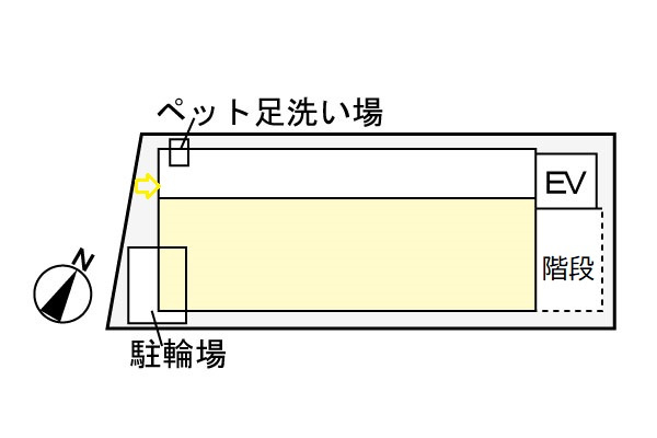 セレーノ押上の区画図