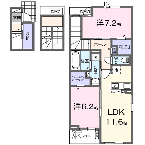 【間取り】 | アビタシオン・Ｍ