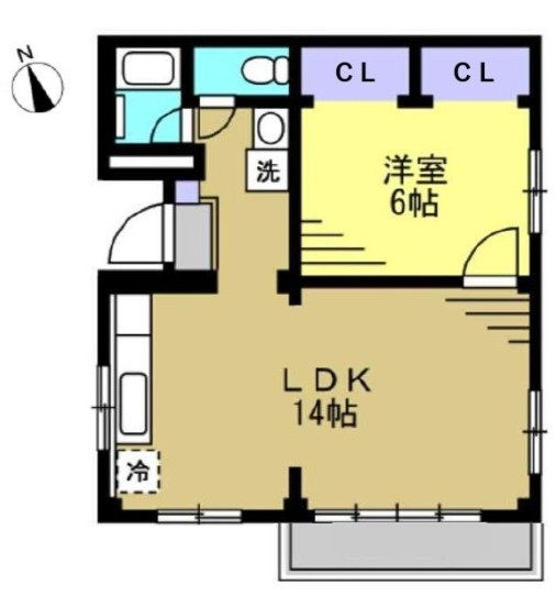 メゾン塩澤の間取り