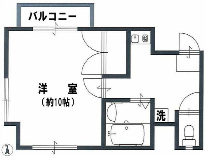 富士マンション若宮の間取り