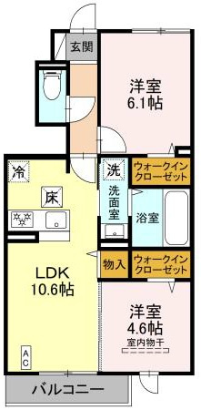 アルコバレーノⅩの間取り