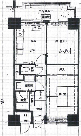 【間取り】 | シャンボール大名　C棟