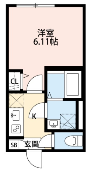 仲介手数料（賃料の1.10ヵ月）の50％OFF対象物件！の間取り