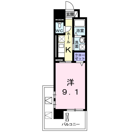 メルベージュの間取り