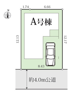 【区画図】 | 板橋区前野町4丁目　新築戸建　9190万円