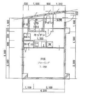 【間取り】 | 二光ビル | 間取りです。