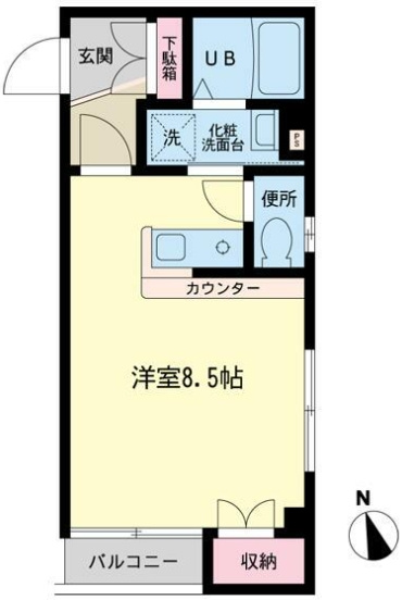 イナハイム田無の間取り