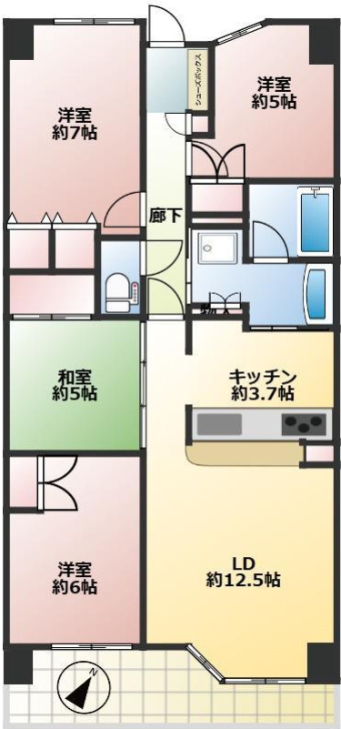 ブランシエラ彩の森公園　中古マンション　6階