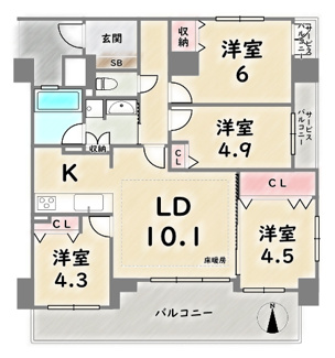 【間取り】 | エスリード西京極