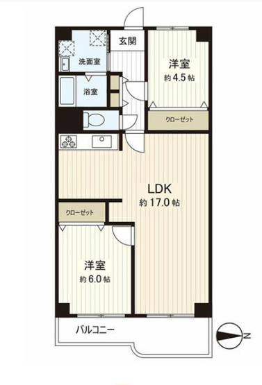 【間取り】 | ☆八戸ノ里スカイハイツ東大阪市西岩田