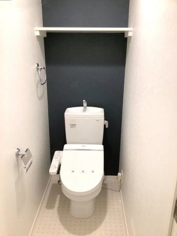 エンクレスト博多駅前ARTのトイレ|コンパクトで使いやすいトイレです