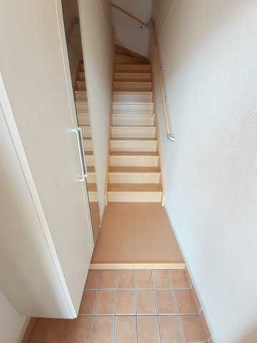レイクサイドパレスＡの玄関