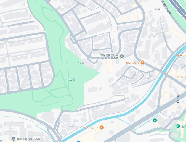 神戸市垂水区南多聞台　第1期　新築一戸建ての地図