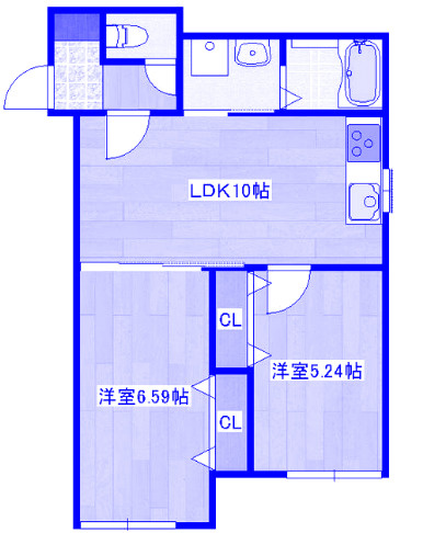 east2の間取り