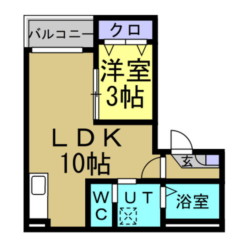 Jack funairiⅡの間取り