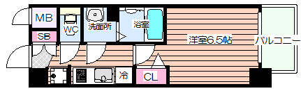 【間取り】 | プレサンスOSAKA DOMECITYスクエア