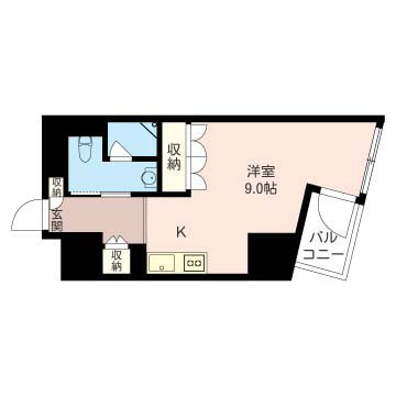 エスティメゾン板橋Ｃ６の間取り
