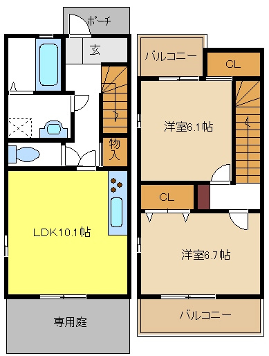 インペリアルの間取り