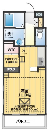 ルネス桜暮Ⅰ番館の間取り
