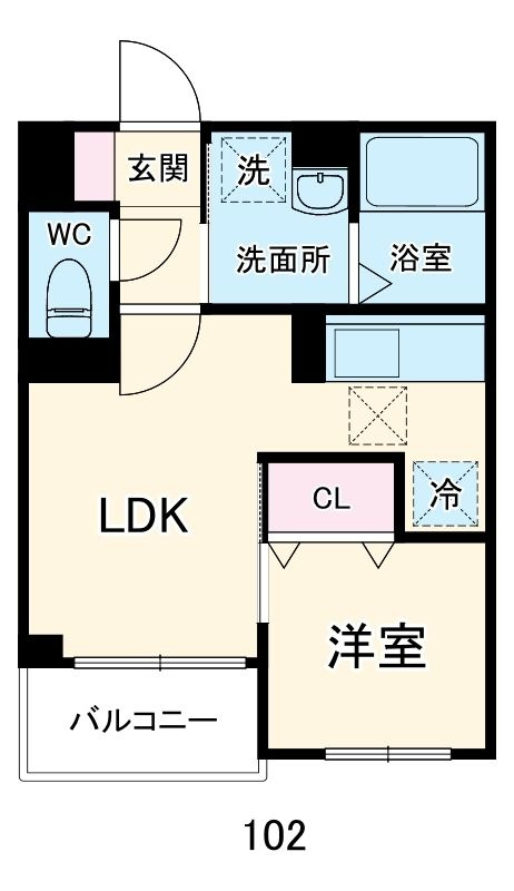 Tres美麗の間取り