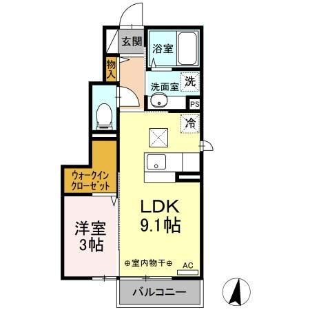 エバーグリーンの間取り