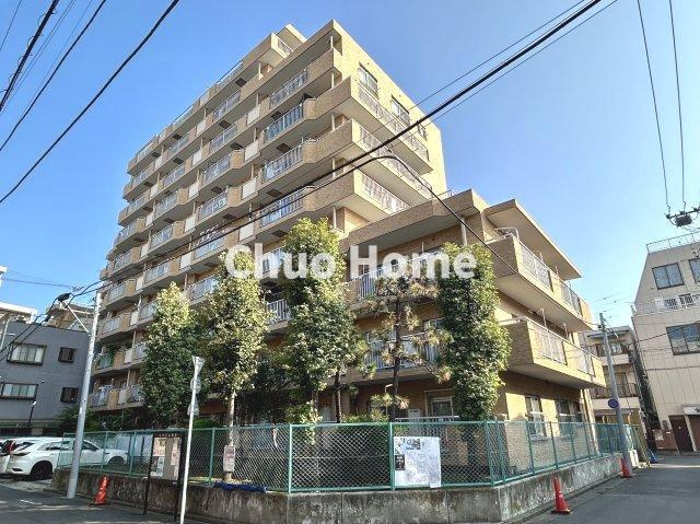 サニーハイツ門前仲町の外観|外観。ペットの飼育可能マンションです。
