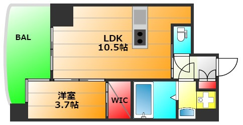 セレニテ本町グランデの間取り