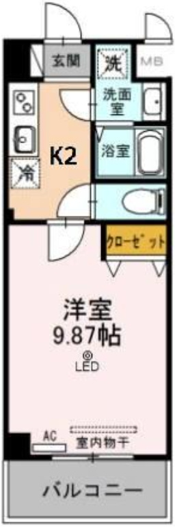 アエル新所沢の間取り