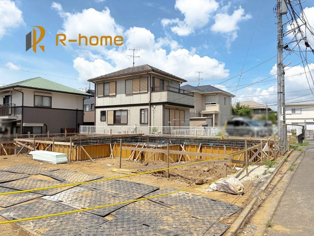 守谷市松ケ丘6期　新築戸建て　2号棟の外観|ご予約を頂ければ、『平日』はもちろん『早朝』や『夜間』もご見学可能です♪お気軽にお申し付けください♪