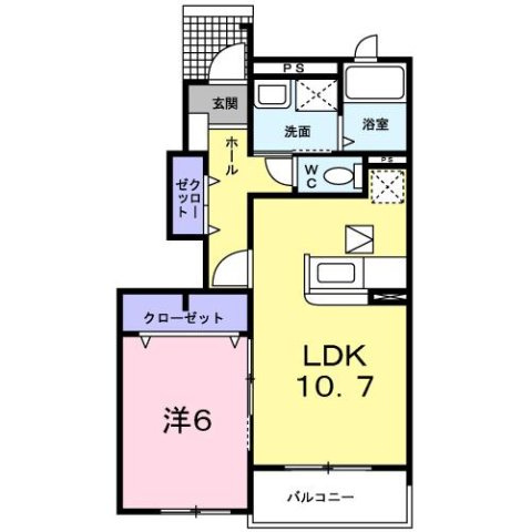 ミーテ　ククルの間取り