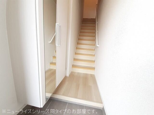 弥生桜Ⅱ・Ｂの玄関|収納もある玄関です