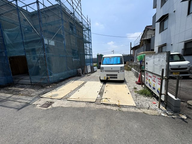 新築　高崎市双葉町　Heartful　Town　A号棟の駐車場|現地写真　駐車スペースは2台分可能です！

